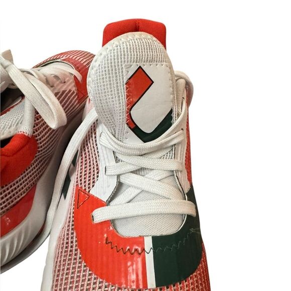 Adidas Miami Hurricanes Pro Bounce 2019 Low Men Basketball Shoes EE3893 US 10 - Picture 7 of 10